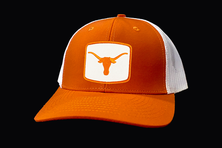 Texas Longhorns / Square Longhorn / Curved Bill Mesh Snapback / 148 / UT9103