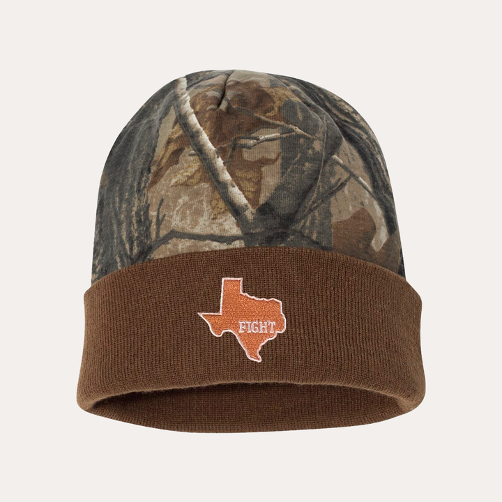 Texas Longhorns / State of Texas Fight / Beanie / Heather Grey