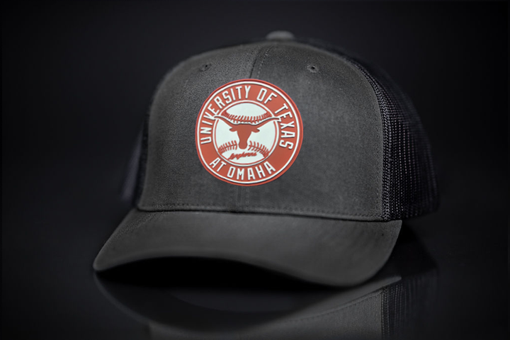 Texas Longhorns Rubber Patch Hat - University of Texas at Omaha  / Hats / 226 / UT9135 / MM