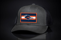 UTSA / Rectangle Stripe Roadrunner / Curved Bill Mesh Snapback / 153 / UTSA007