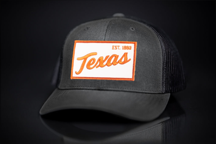 Texas Longhorns / Texas EST 1883 Script / Curved Bill Mesh Snapback / 169 / UT