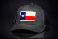 Brock Cunningham / Dove Texas Flag Rectangle / Curved Bill Mesh Snapback / 140