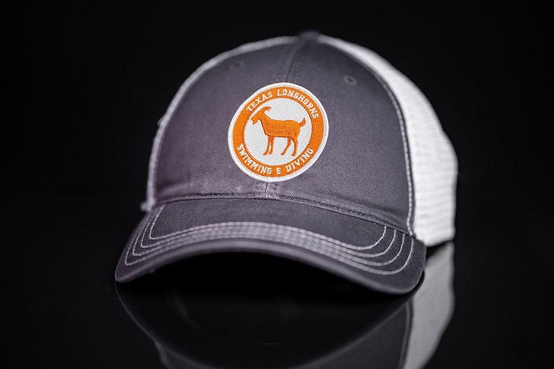 Texas Longhorns / Swimming and Diving / Curved Bill Mesh Snapback /The Goat / 038 / UT9023 - CT