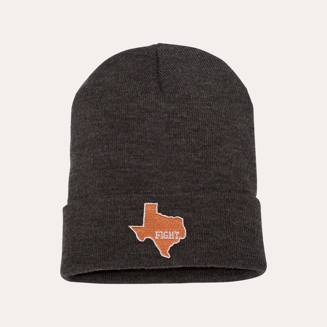 Texas Longhorns / State of Texas Fight / Beanie / Heather Grey