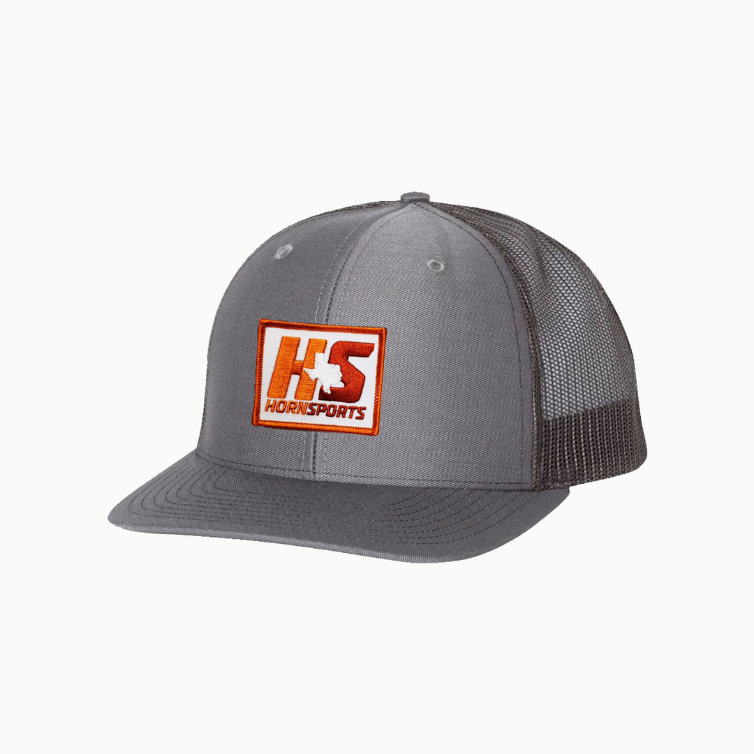 HornSports / Charcoal - Black / Curved bill