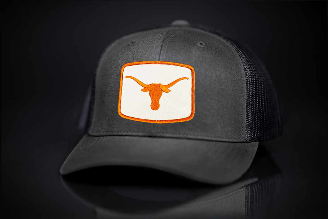 Texas Longhorns / Square Longhorn / Curved Bill Mesh Snapback / 148 / UT9103