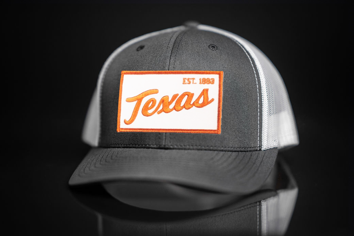 Texas Longhorns / Texas EST 1883 Script / Curved Bill Mesh Snapback / 169 / UT