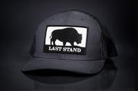 Last Stand / Bison Logo / Curved Bill Mesh Snapback