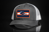 UTSA / Rectangle Stripe Roadrunner / Curved Bill Mesh Snapback / 153 / UTSA007