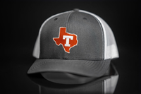 Texas Longhorns / State of Texas Block T  / Curved Bill Trucker - 084