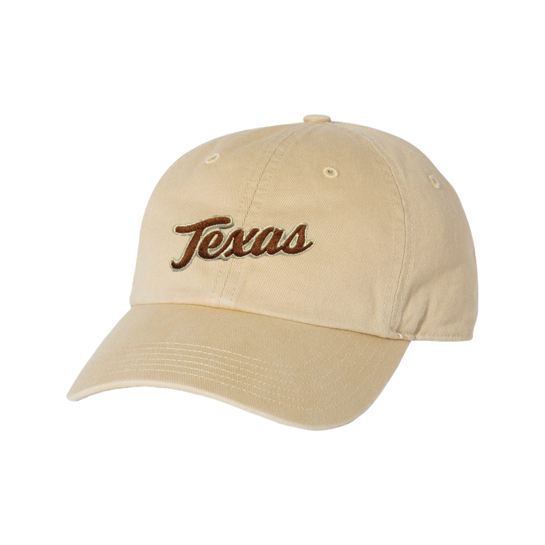 Texas Longhorns / Texas Script Retro / Dad Hat - 021 - CT