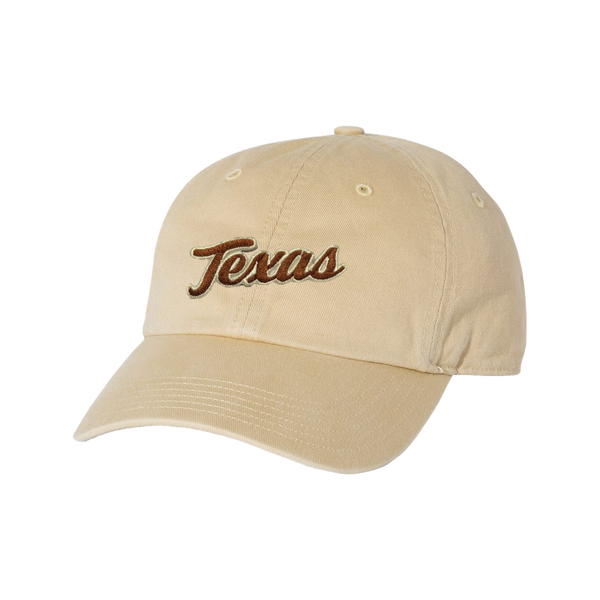 Texas Longhorns / Texas Script Retro / Dad Hat - 021 - CT
