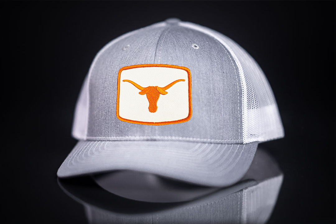 Texas Longhorns / Square Longhorn / Curved Bill Mesh Snapback / 148 / UT9103