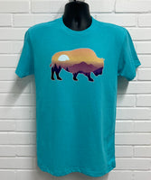 Last Stand / Mountain Bison Sunset / T- Shirt / Unisex / MM