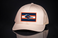 UTSA / Rectangle Stripe Roadrunner / Curved Bill Mesh Snapback / 153 / UTSA007