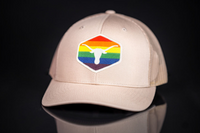 Texas Longhorns / Pride Longhorns Patch / Curved Bill Trucker / 122 / UT9095