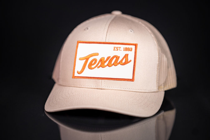 Texas Longhorns / Texas EST 1883 Script / Curved Bill Mesh Snapback / 169 / UT