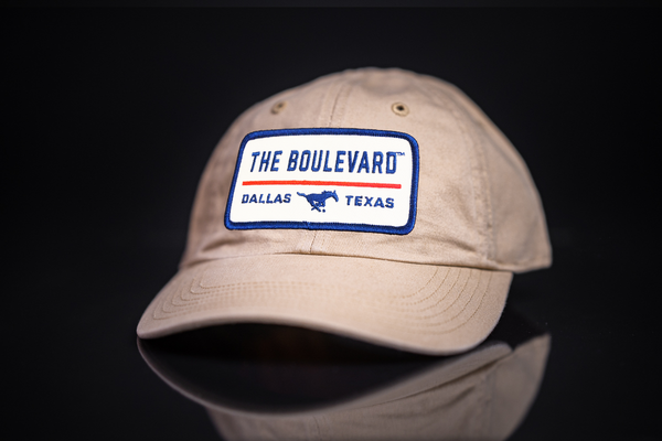 SMU / The Boulevard Rectangle Patch / Dad Hat / 127 / SMU004