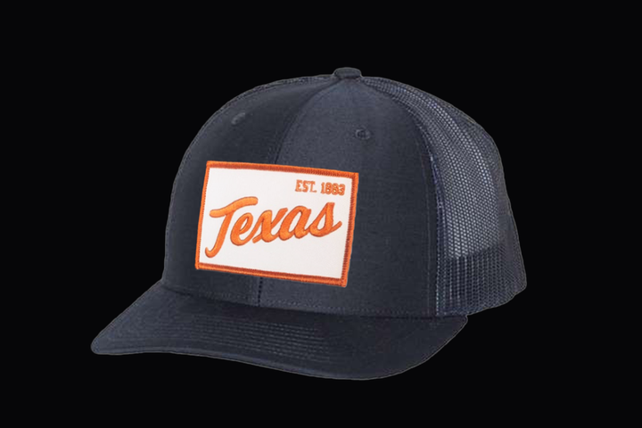 Texas Longhorns / Texas EST 1883 Script / Curved Bill Mesh Snapback / 169 / UT