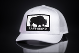 Last Stand / Bison Logo / Curved Bill Mesh Snapback