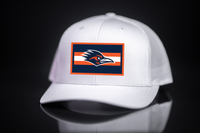UTSA / Rectangle Stripe Roadrunner / Curved Bill Mesh Snapback / 153 / UTSA007