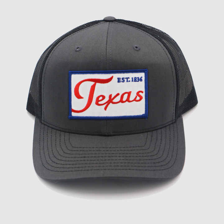 Last Stand Hats / 1836 Script / Curved Bill Mesh Snapback / 022