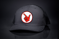 Texas Tech / Texas Tech Hand Circle Patch / Curved Bill Mesh Snapback /