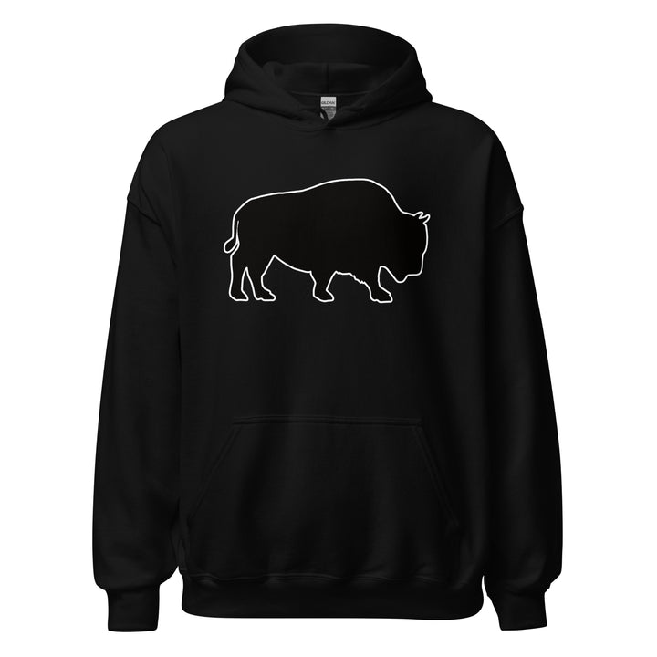 Last Stand / Classic Bison Black / Unisex Hoodie / MM