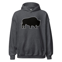 Last Stand / Classic Bison Black / Unisex Hoodie / MM