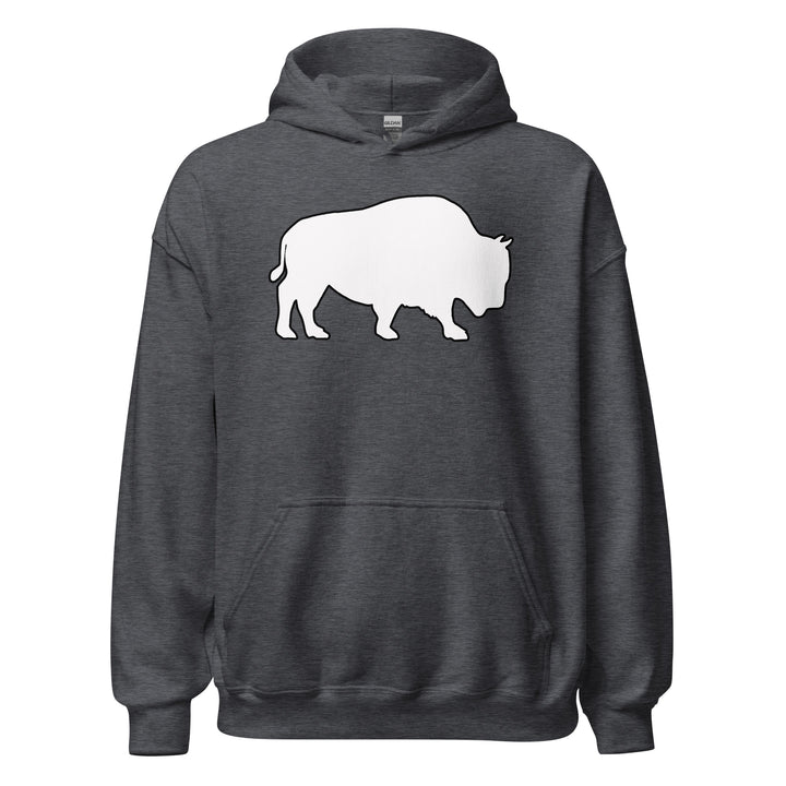 Last Stand / Classic Bison White / Unisex Hoodie / MM