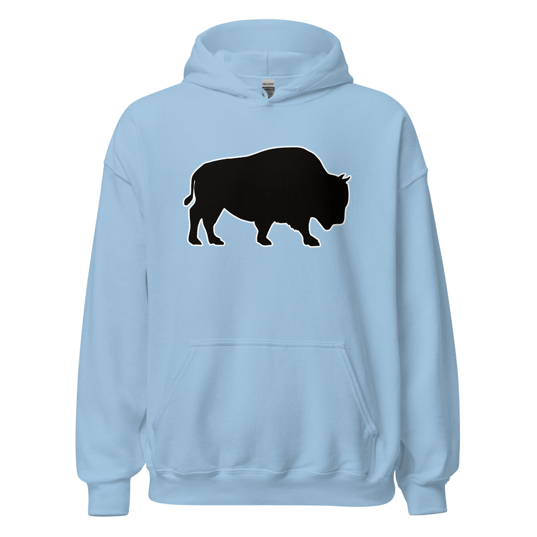 Last Stand / Classic Bison Black / Unisex Hoodie / MM