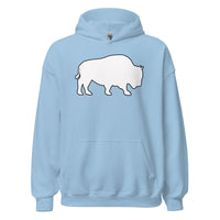 Last Stand / Classic Bison White / Unisex Hoodie / MM