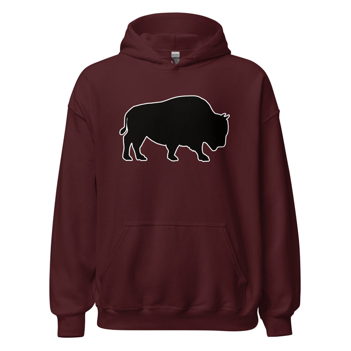 Last Stand / Classic Bison Black / Unisex Hoodie / MM