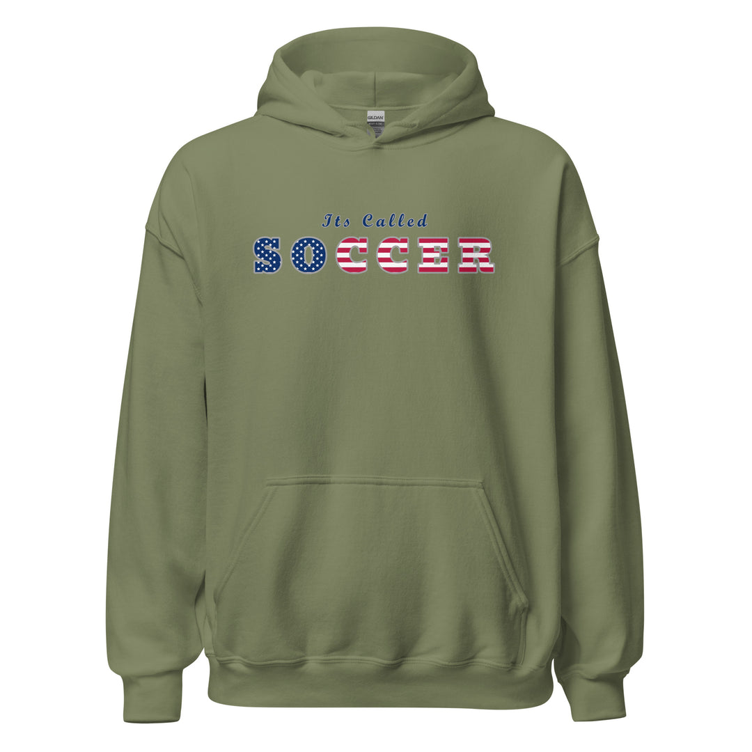 Last Strand / Its Called Soccer with American Flag / Unisex Hoodie / MM