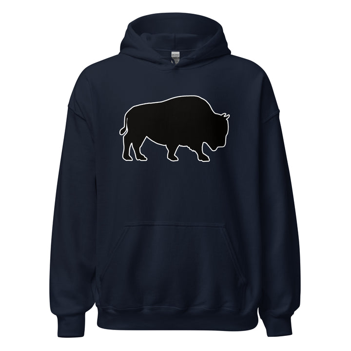 Last Stand / Classic Bison Black / Unisex Hoodie / MM