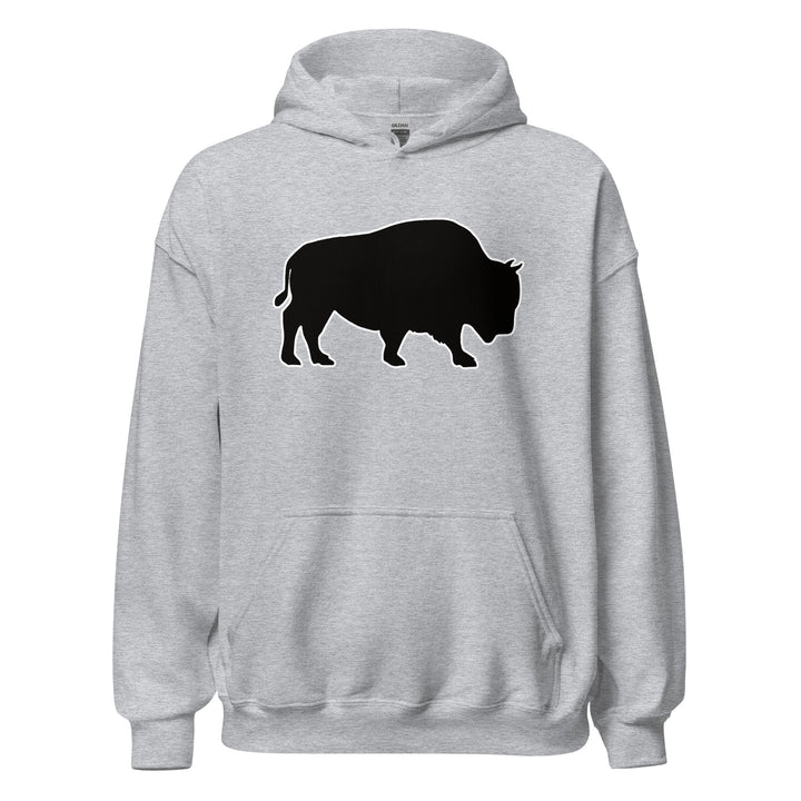 Last Stand / Classic Bison Black / Unisex Hoodie / MM