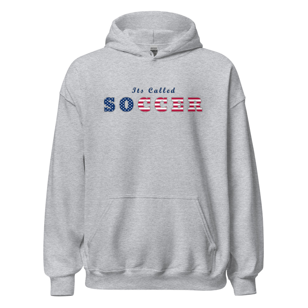 Last Strand / Its Called Soccer with American Flag / Unisex Hoodie / MM