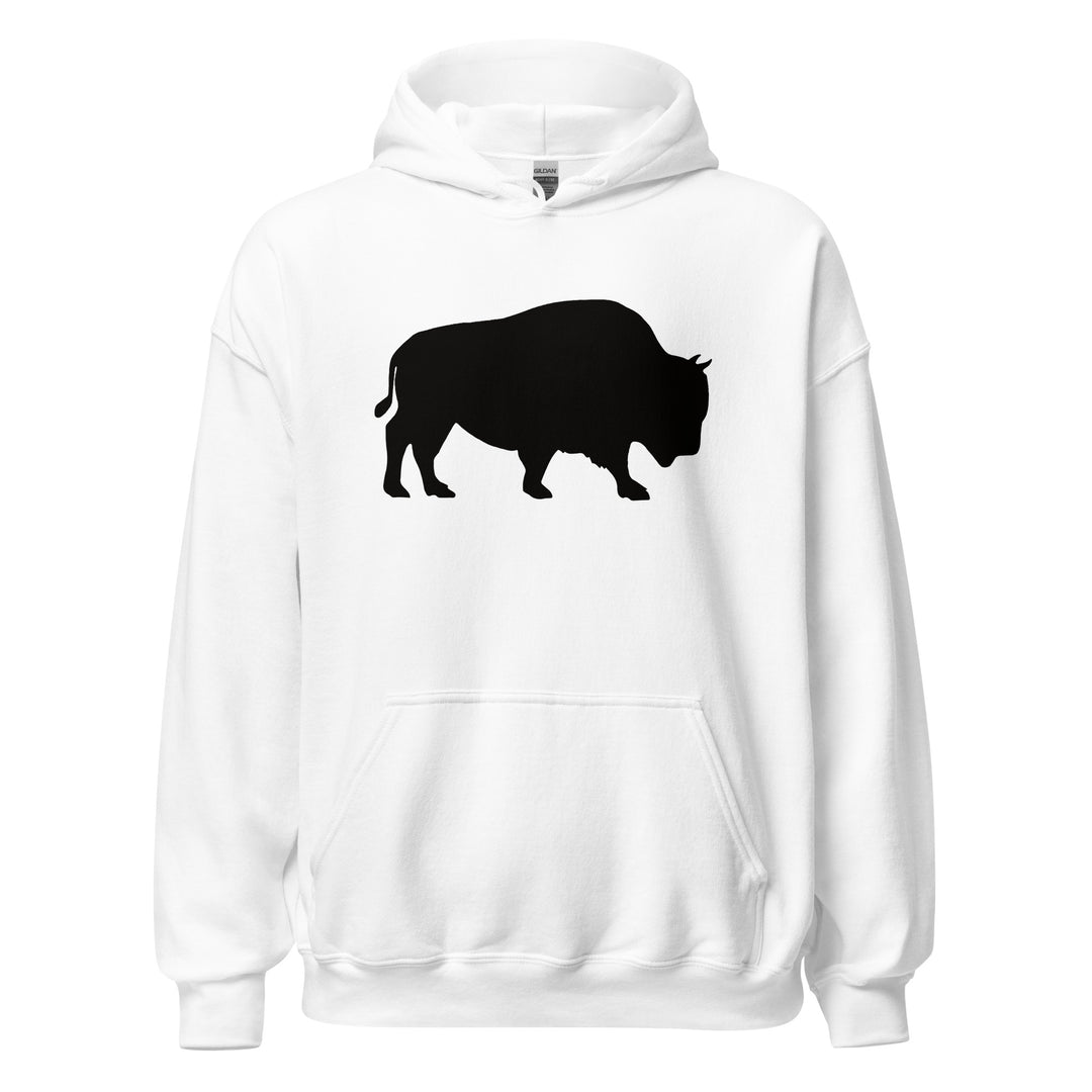 Last Stand / Classic Bison Black / Unisex Hoodie / MM