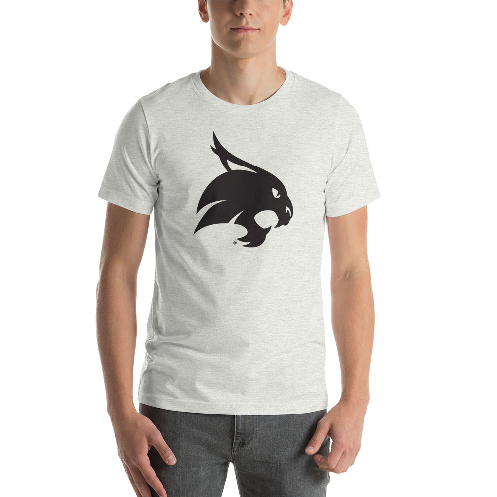 Texas State / Supercat Logo / Black / T-Shirt