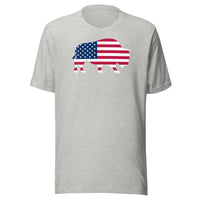 Last Stand / Bison American Flag / Unisex t-shirt / MM