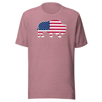 Last Stand / Bison American Flag / Unisex t-shirt / MM