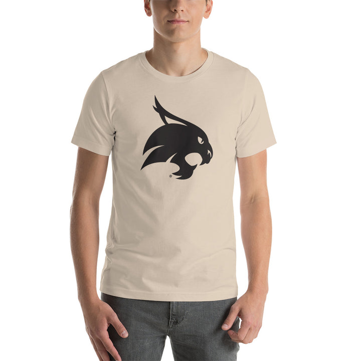 Texas State / Supercat Logo / Black / T-Shirt