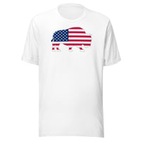 Last Stand / Bison American Flag / Unisex t-shirt / MM