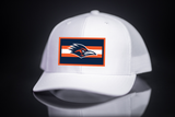 UTSA / Rectangle Stripe Roadrunner / Curved Bill Mesh Snapback / 153 / UTSA007
