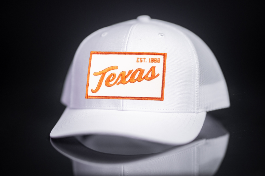 Texas Longhorns / Texas EST 1883 Script / Curved Bill Mesh Snapback / 169 / UT