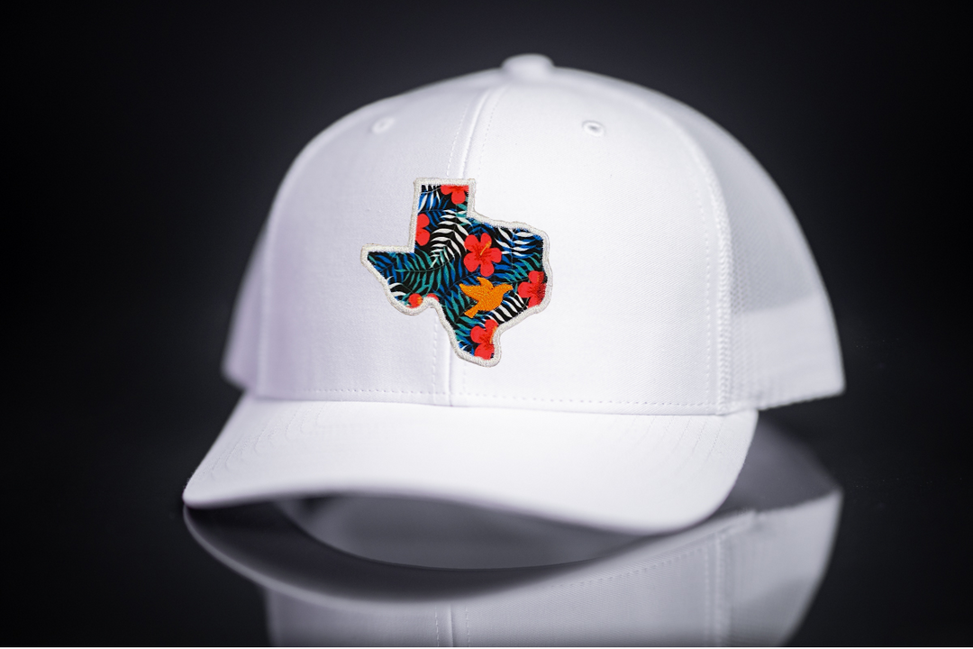 Brock Cunningham / Capitol Cowboy / Floral Texas Dove / Curved Bill Mesh Snapback / 157