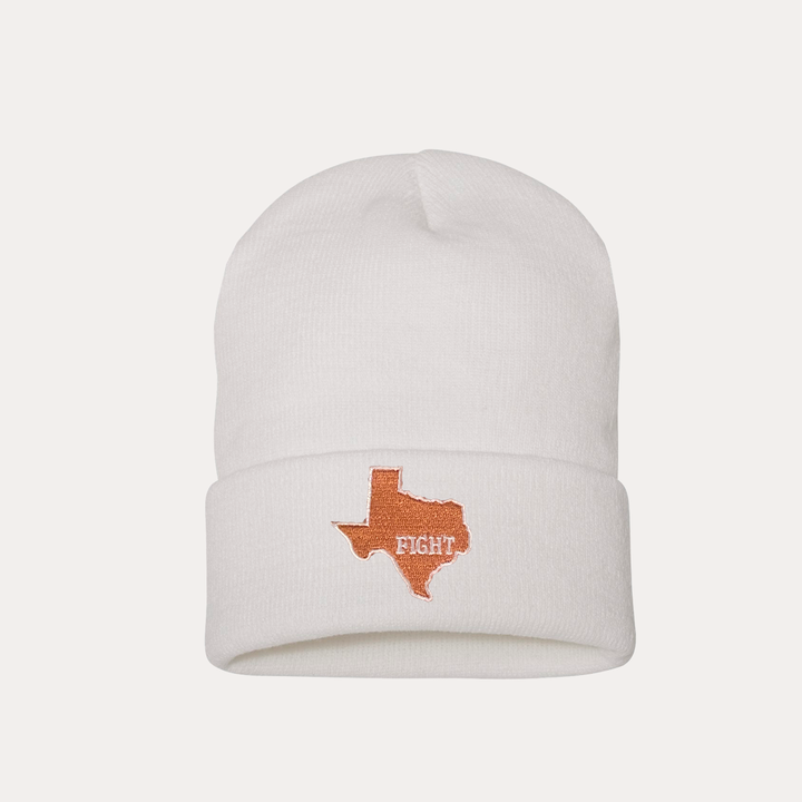 Texas Longhorns / State of Texas Fight / Beanie / Heather Grey