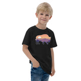 Last Stand / Bison Mountain Sunset / Youth jersey t-shirt / MM