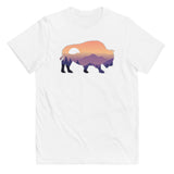 Last Stand / Bison Mountain Sunset / Youth jersey t-shirt / MM